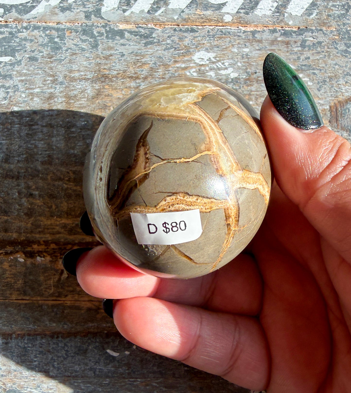 Gorgeous Septarian Egg from Utah | Opt D