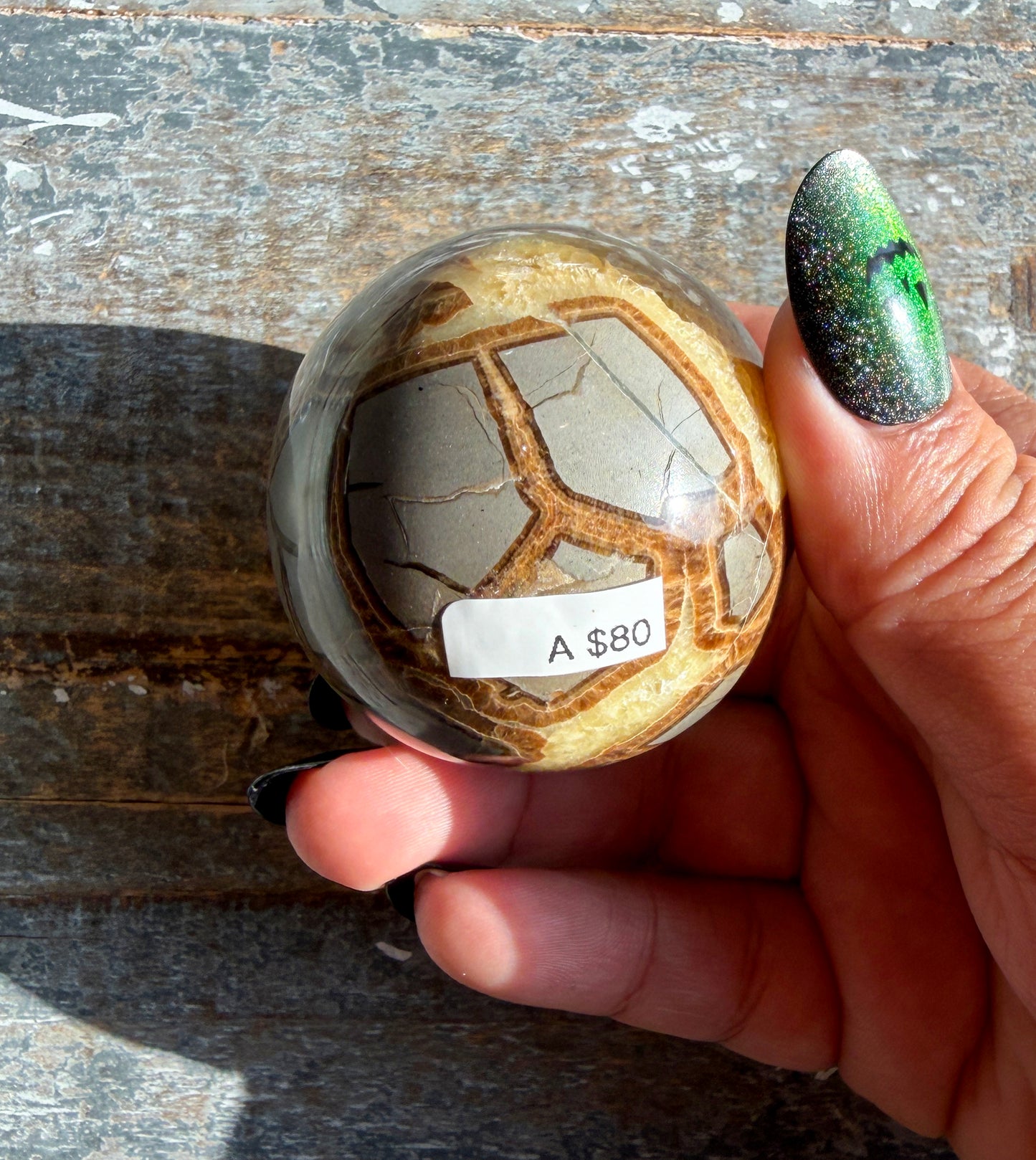 Gorgeous Septarian Egg from Utah | Opt A