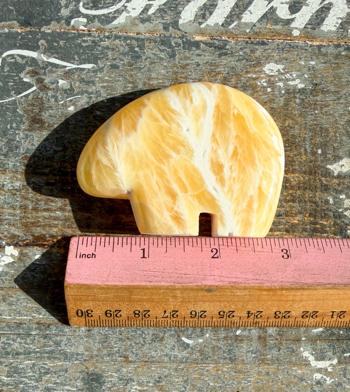 Gorgeous Honeycomb Calcite Bear from Utah | Opt T