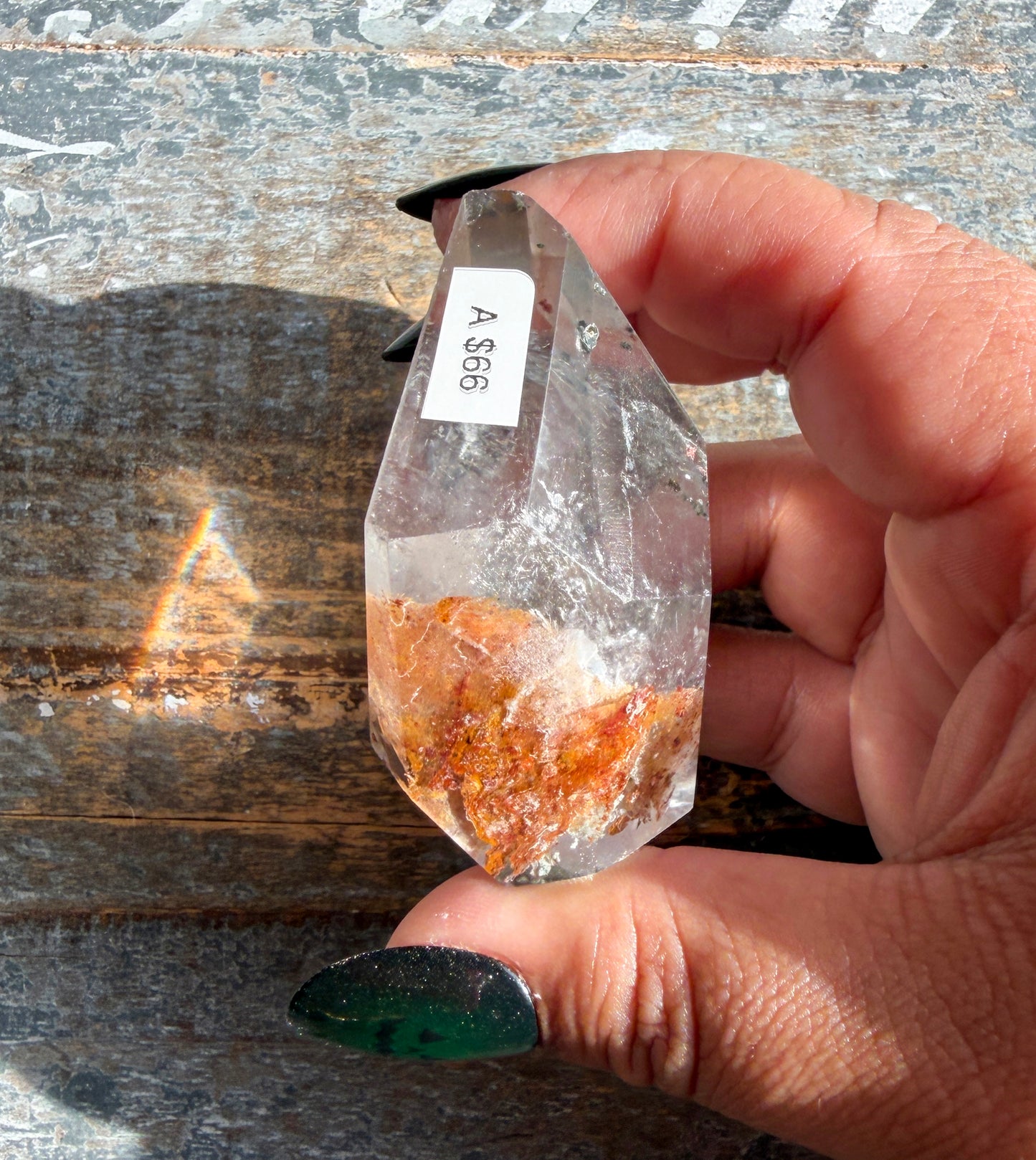 Gorgeous Garden Quartz Freeform from Brazil | Opt A