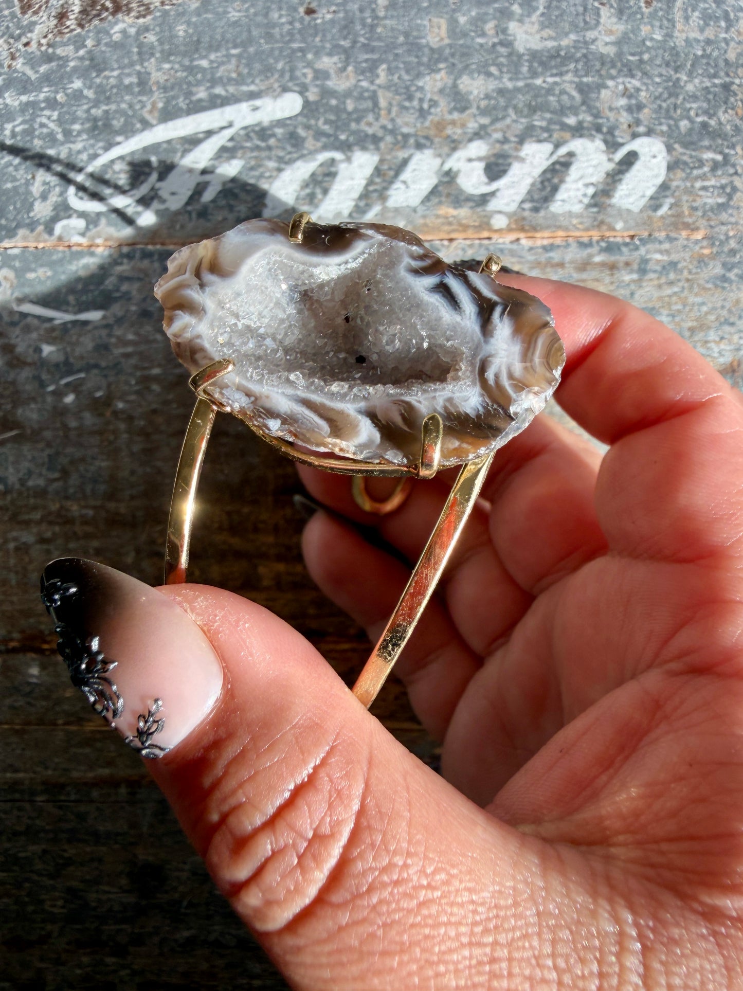 Druzy Agate Bracelet | Opt O