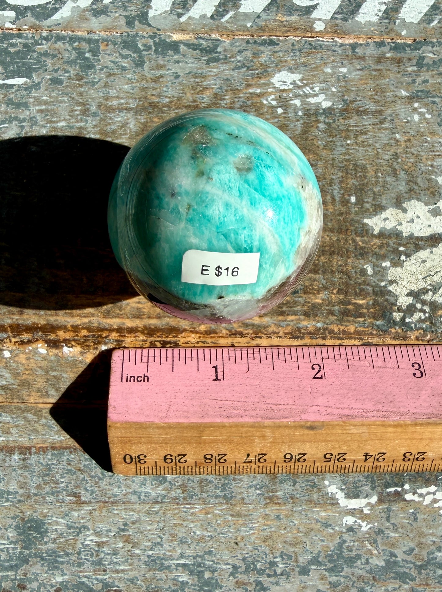 Gorgeous Amazonite with Smoky Quartz & Lepidolite Sphere | Opt E