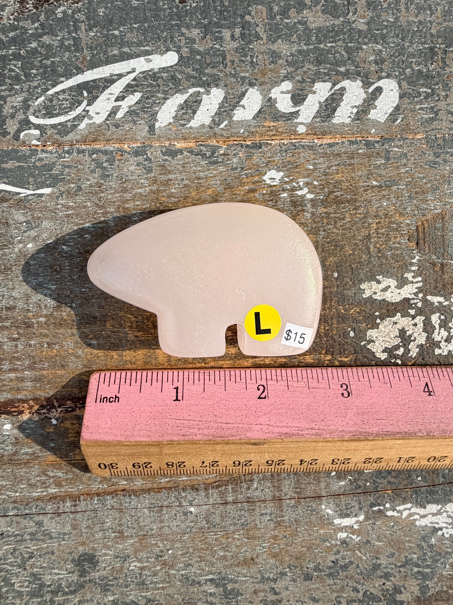 Gorgeous Pink Calcite Bear | Opt L (UV reactive)