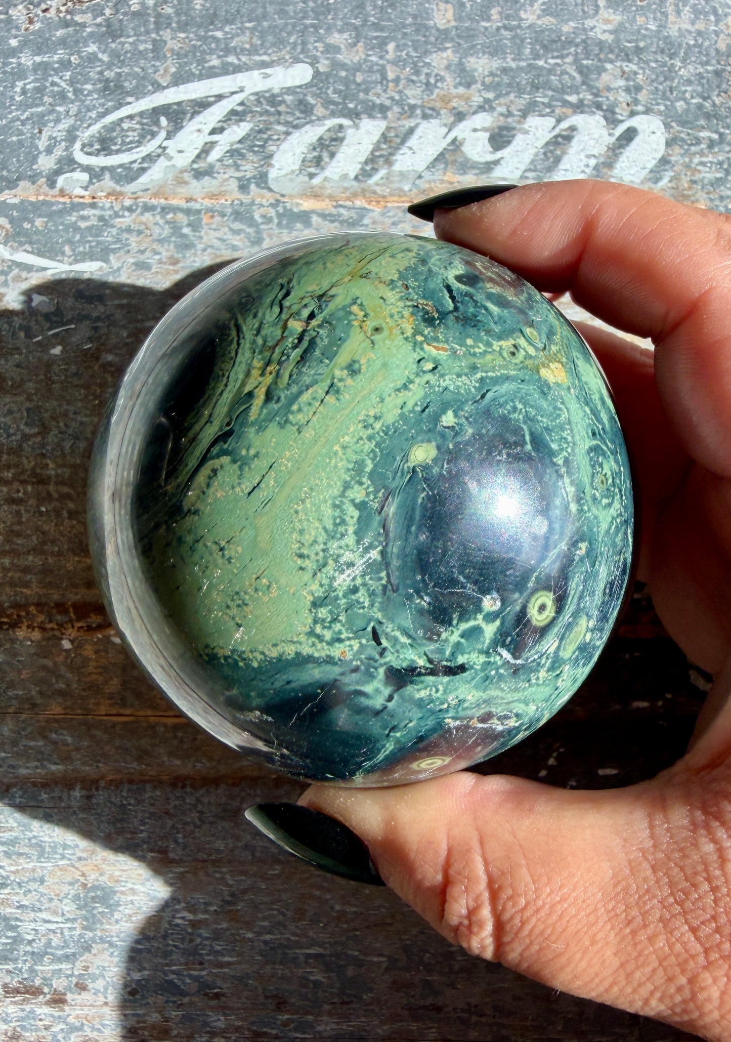 Gorgeous Kambaba Jasper Sphere from Madagascar | Opt G
