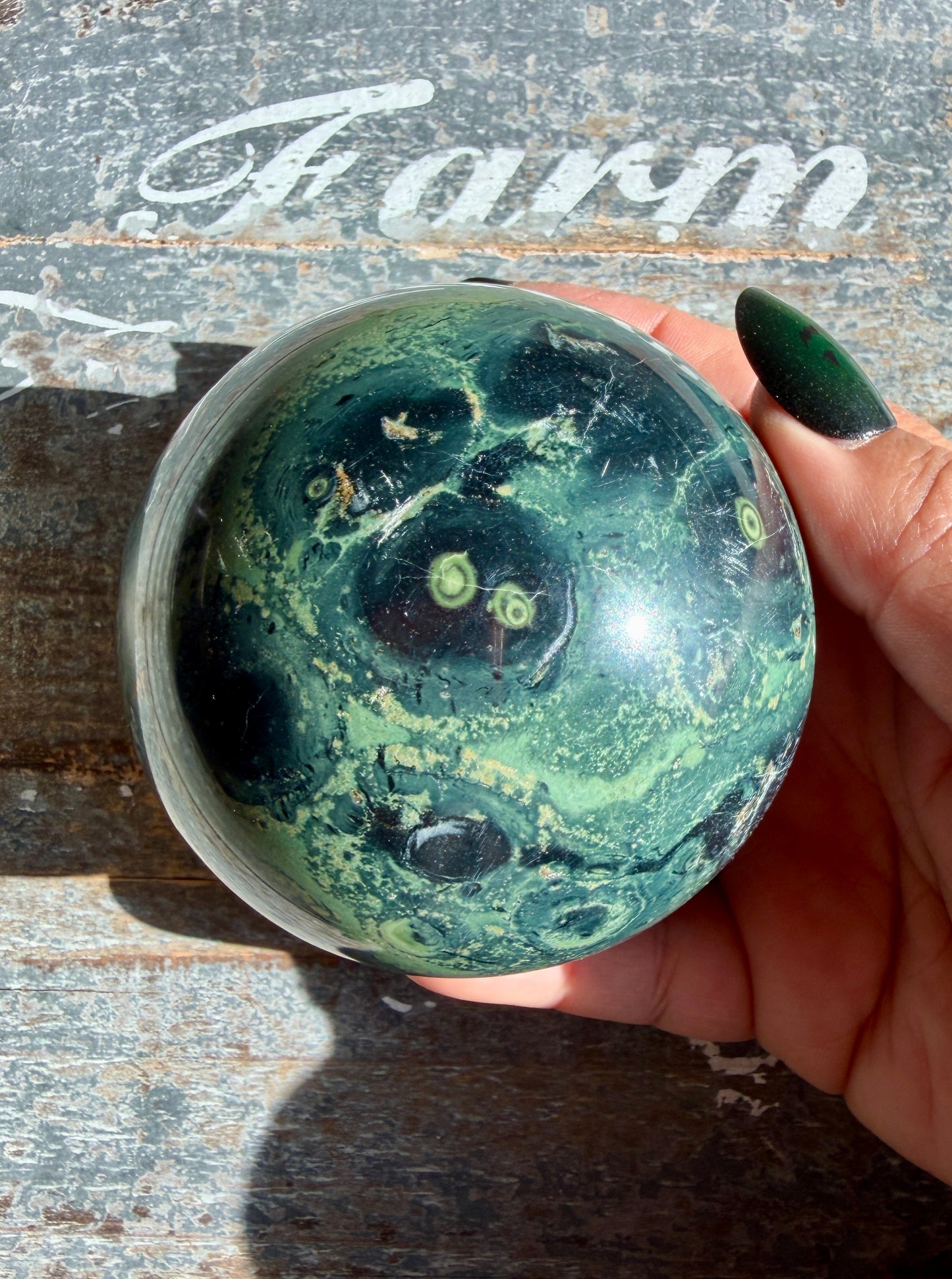 Gorgeous Kambaba Jasper Sphere from Madagascar | Opt G