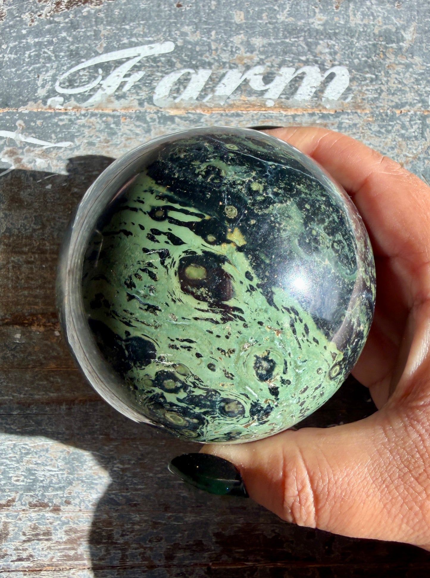 Gorgeous Kambaba Jasper Sphere from Madagascar | Opt A