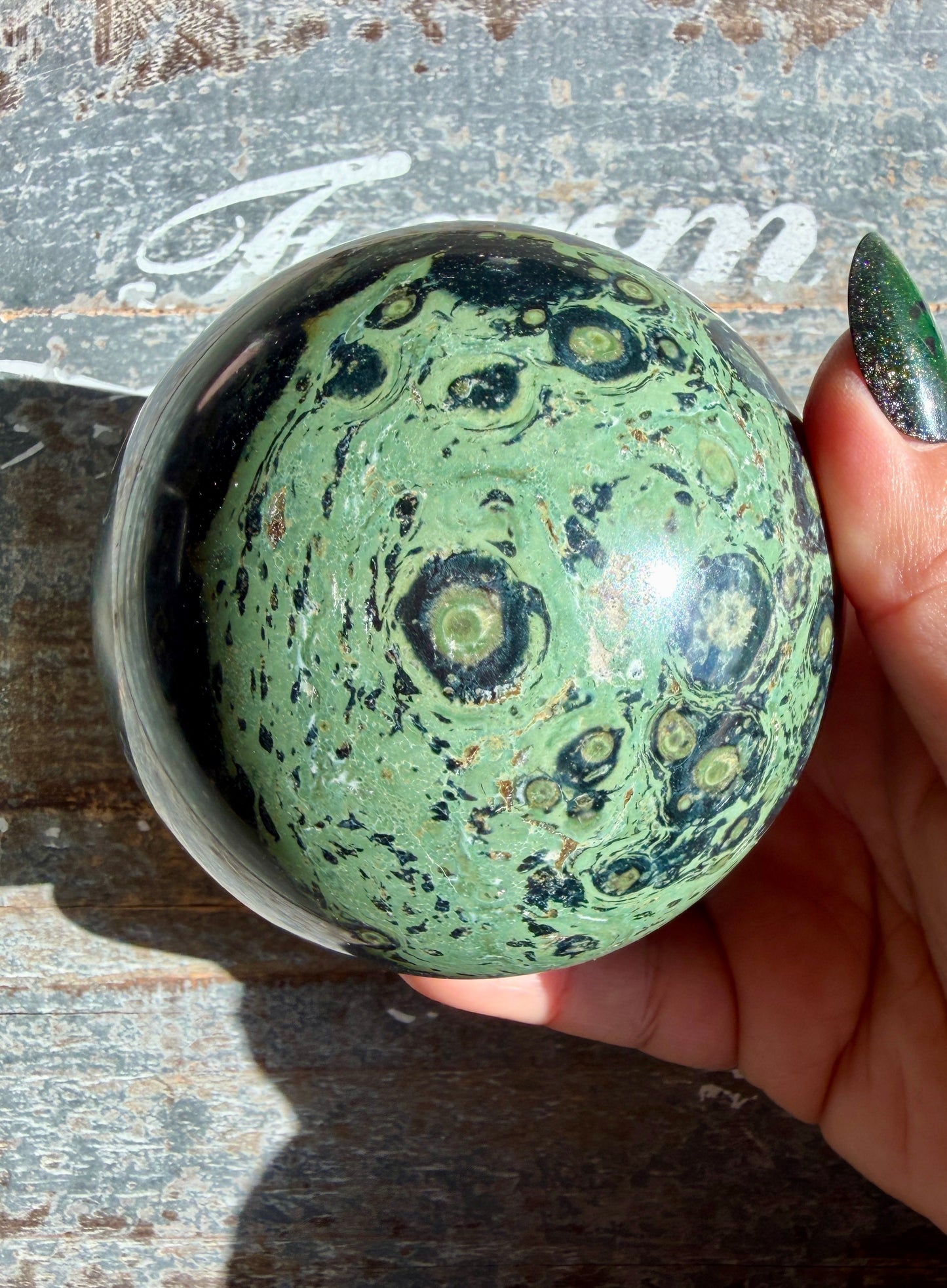 Gorgeous Kambaba Jasper Sphere from Madagascar | Opt A