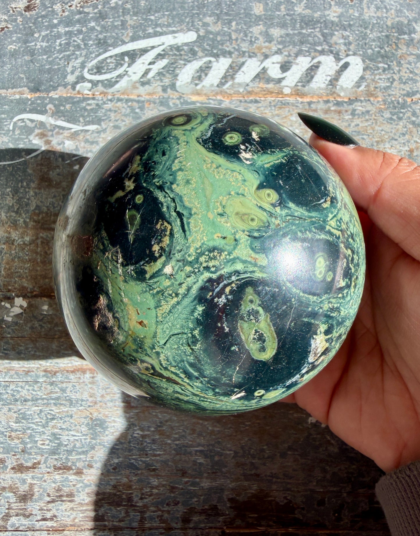 Gorgeous Kambaba Jasper Sphere from Madagascar | Opt C