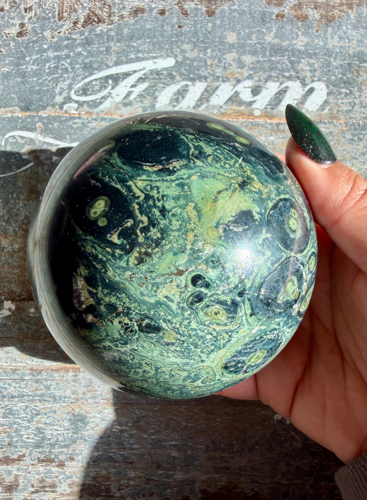 Gorgeous Kambaba Jasper Sphere from Madagascar | Opt C
