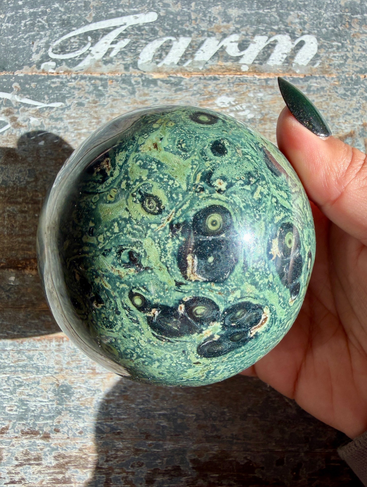 Gorgeous Kambaba Jasper Sphere from Madagascar | Opt E