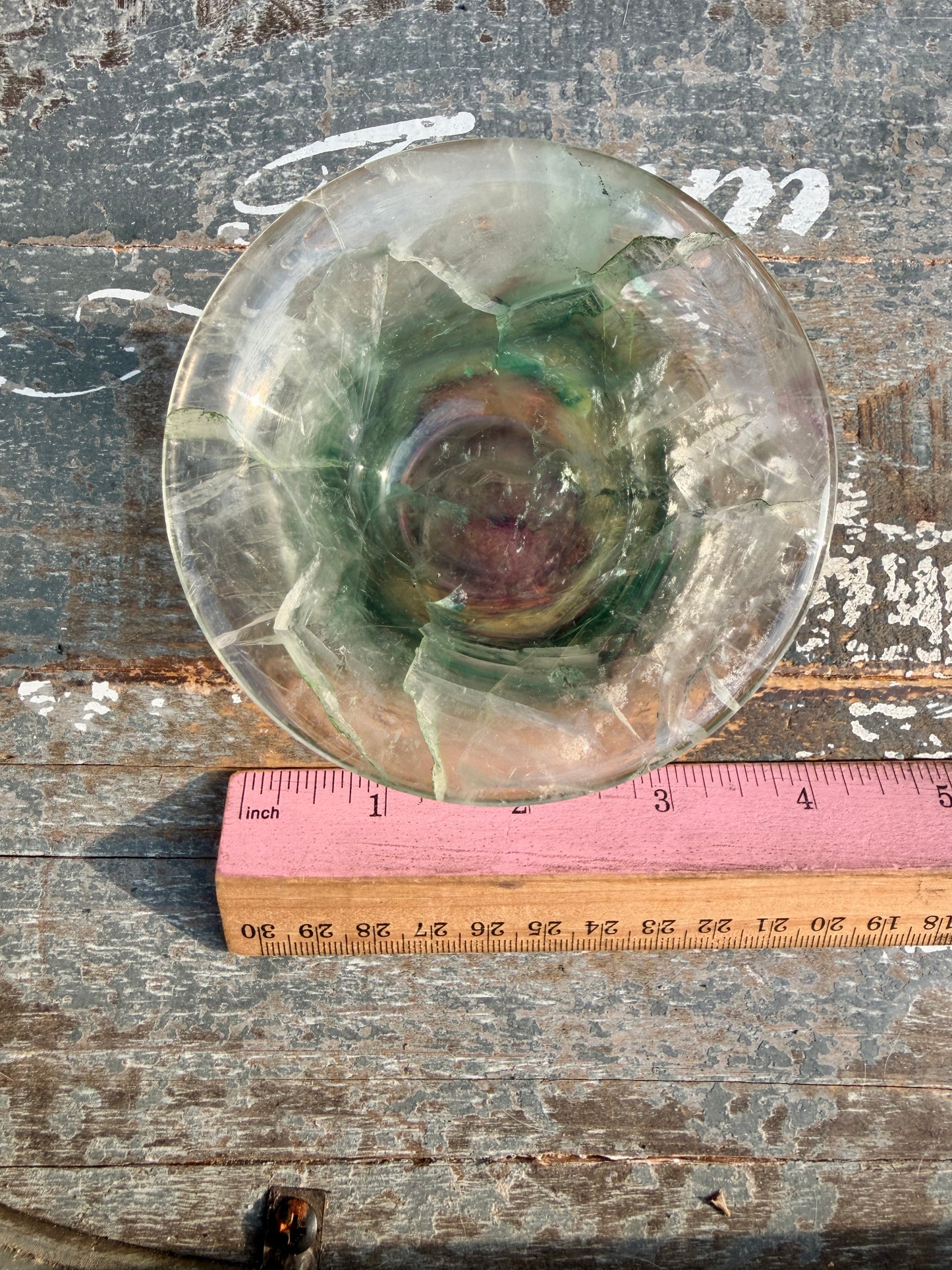 Gorgeous Hand Carved Fluorite Bowl | Opt L