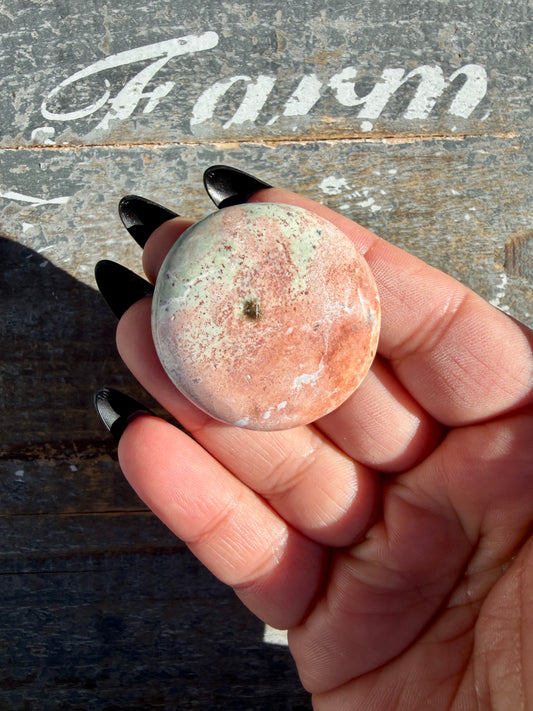 Colorful Unicorn Jasper Medallion | India | Opt 24