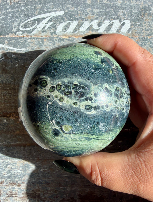 Gorgeous Kambaba Jasper Sphere from Madagascar | Opt D
