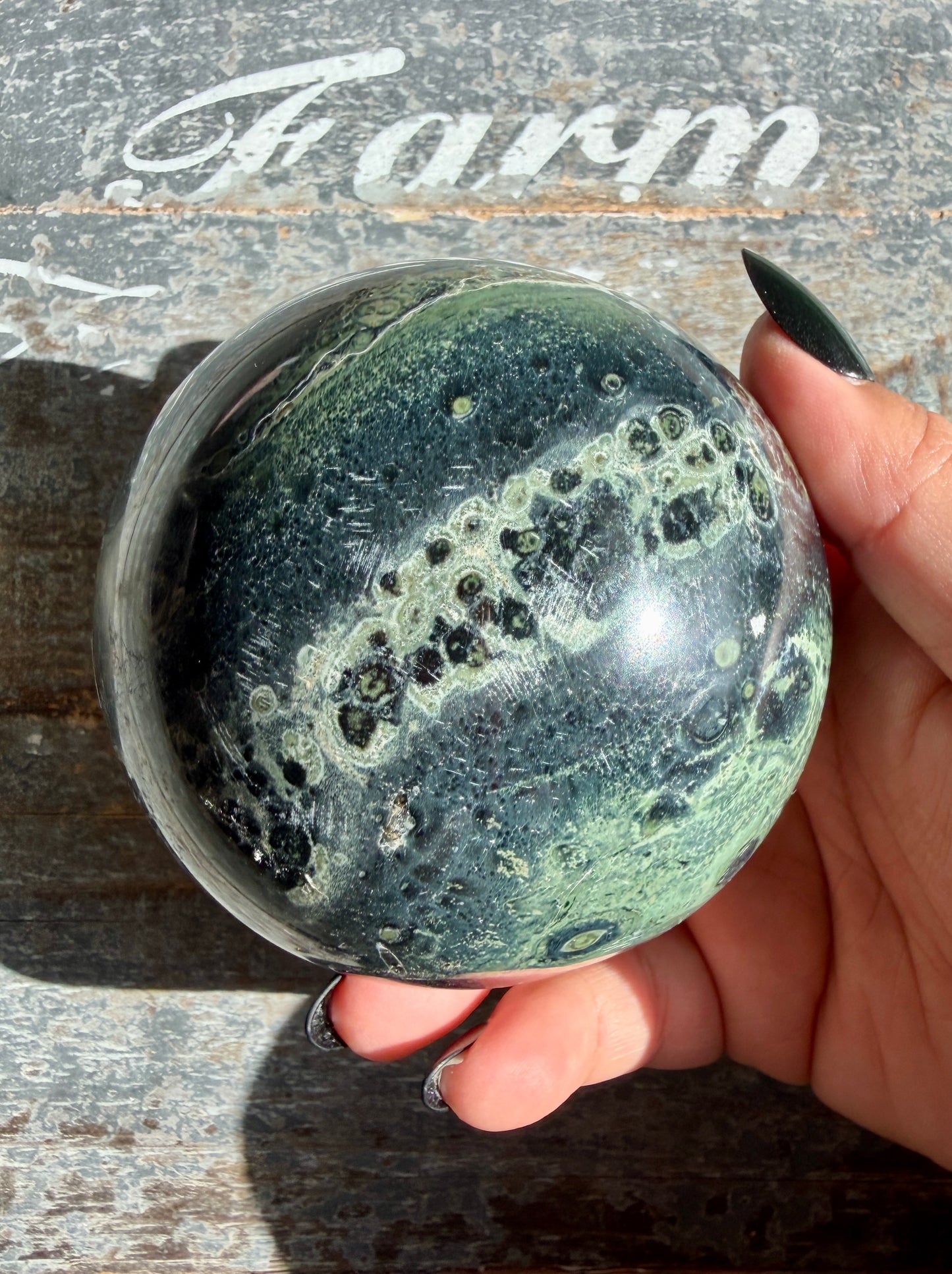 Gorgeous Kambaba Jasper Sphere from Madagascar | Opt D