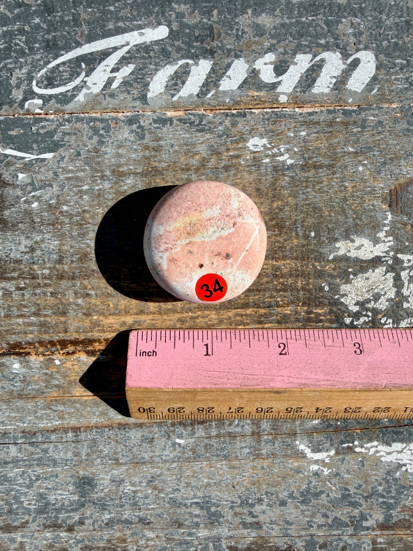 Colorful Unicorn Jasper Medallion | India | Opt 34