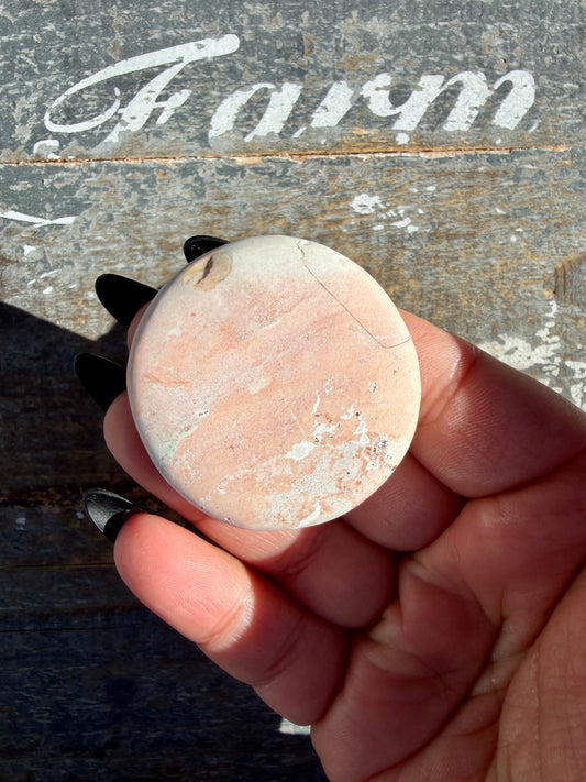 Colorful Unicorn Jasper Medallion | India | Opt 26