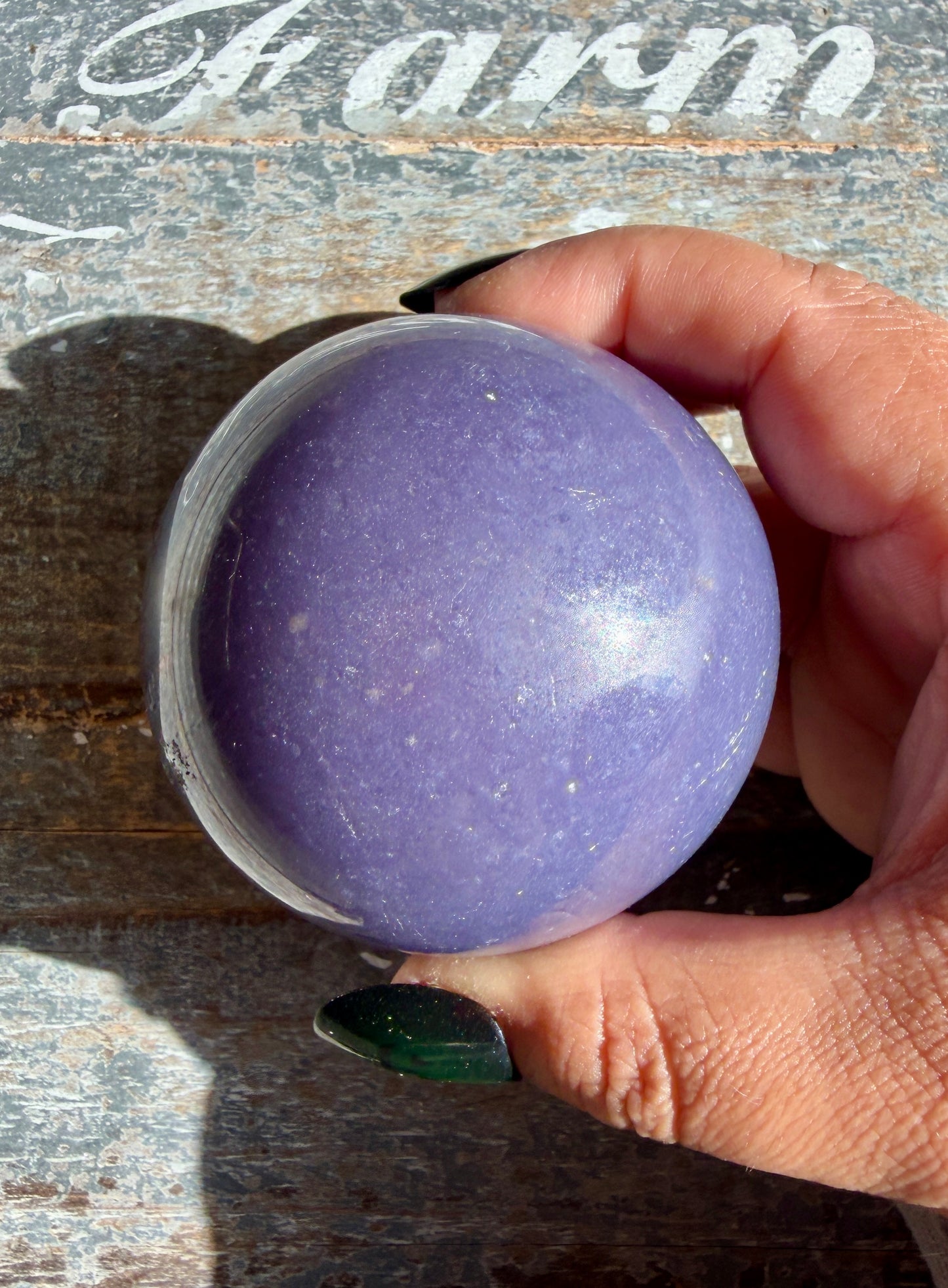 Gorgeous Lepidolite Sphere | Opt F
