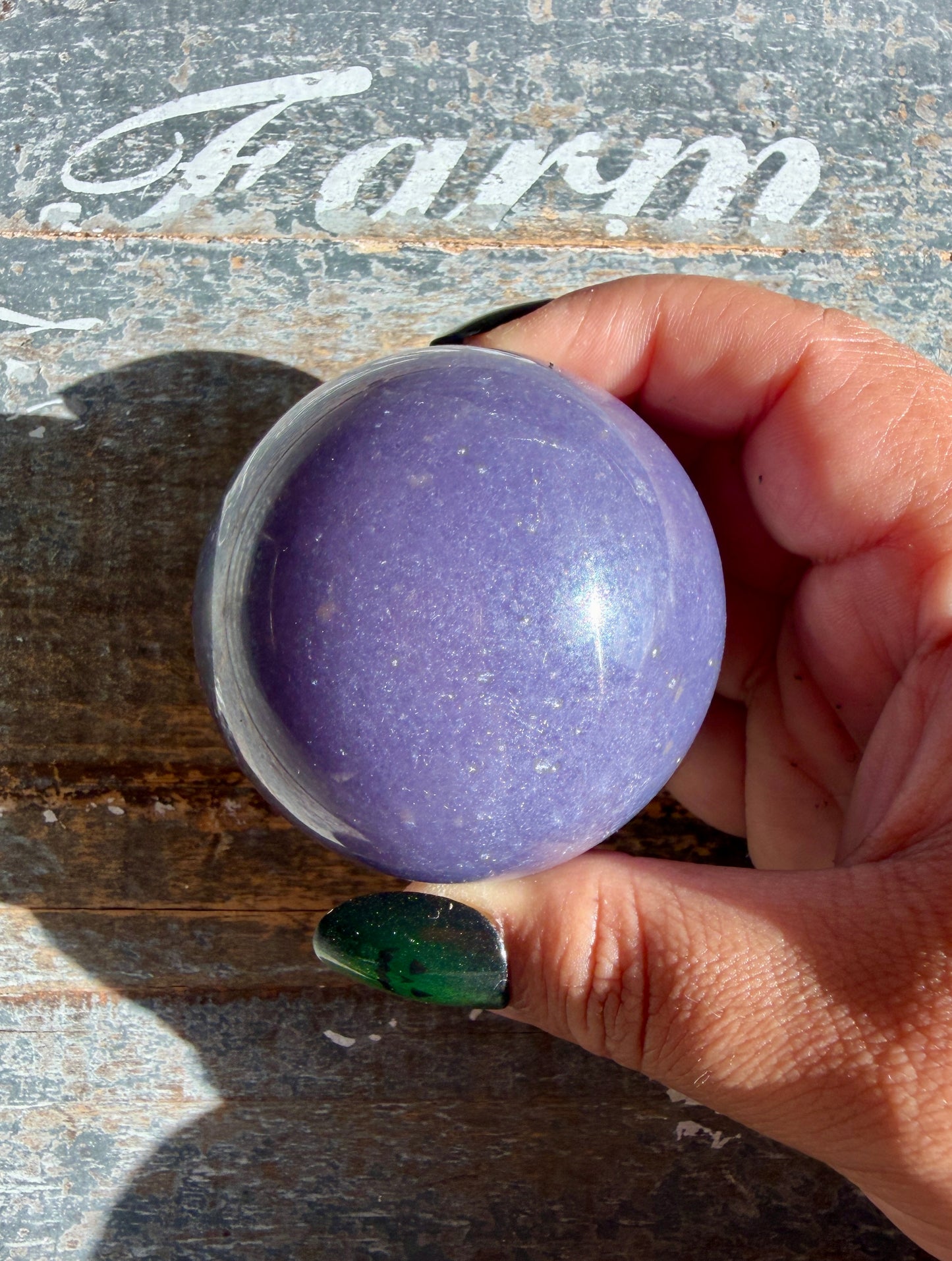 Gorgeous Lepidolite Sphere | Opt B