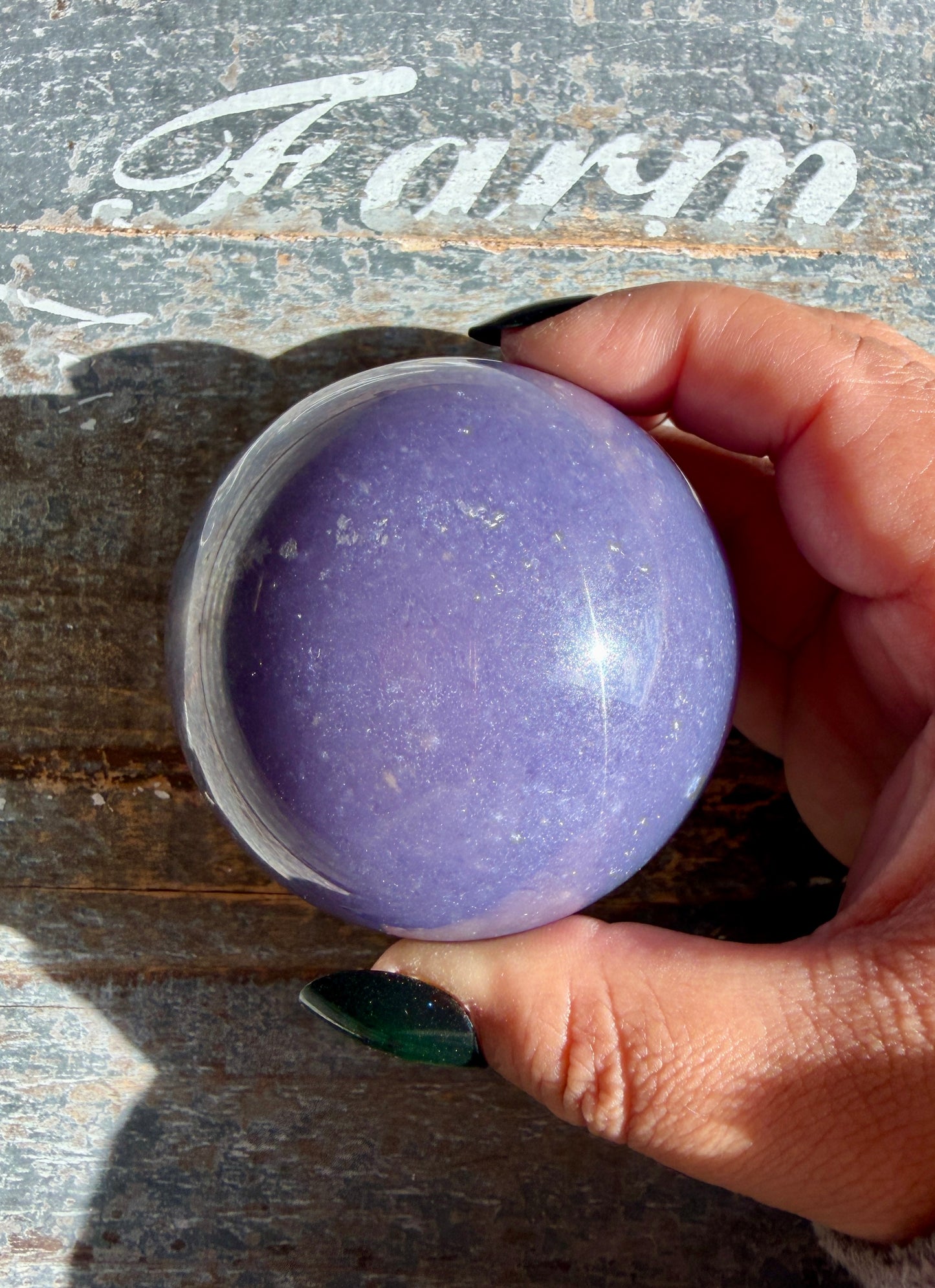Gorgeous Lepidolite Sphere | Opt A