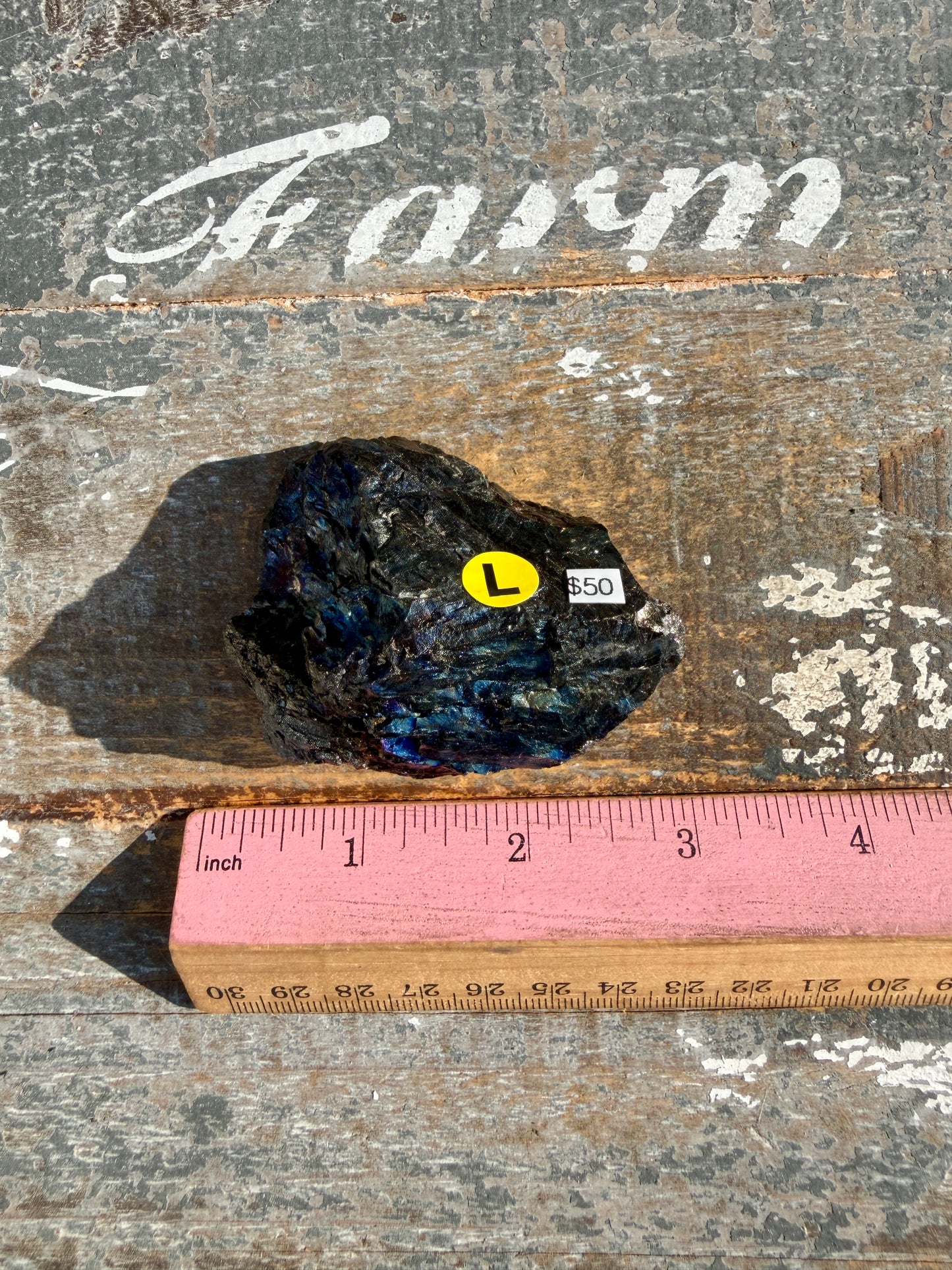 Gorgeous Rainbow Iridescent Carbon Specimen | Opt L