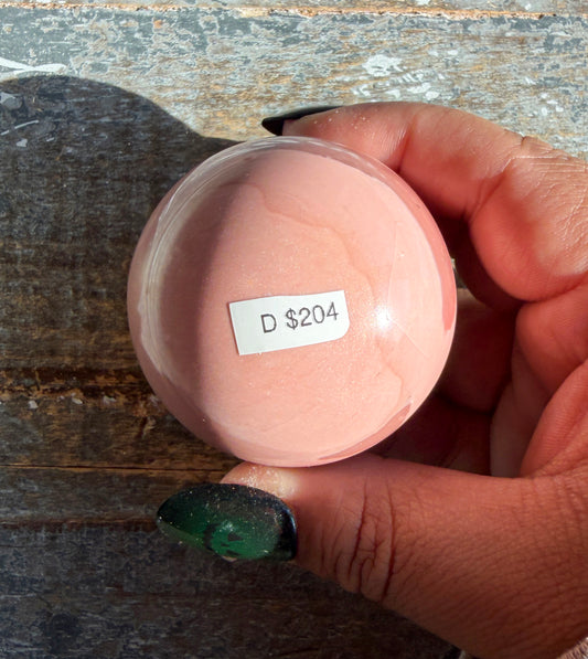 Gorgeous Pink Opal Sphere from Australia | Opt D