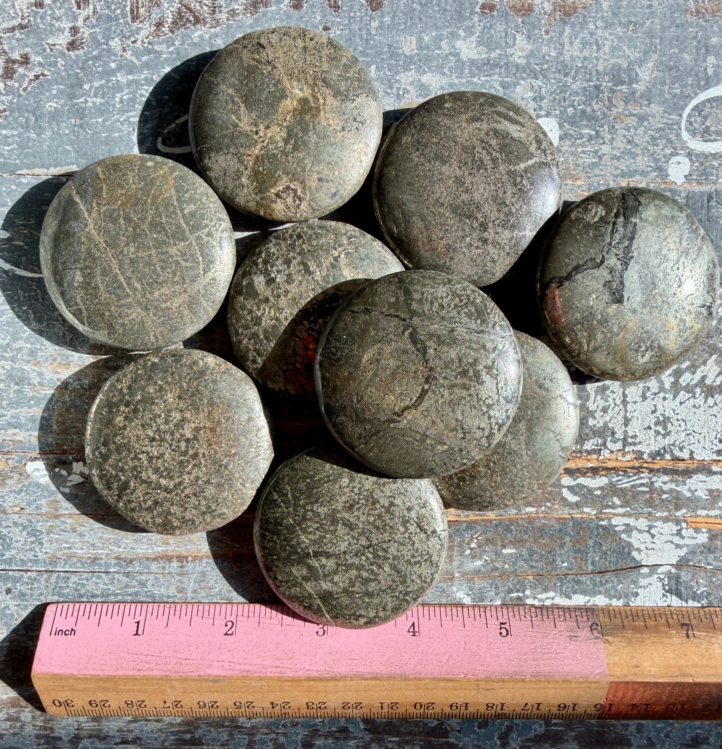 One (1) Pyrite Medallion | Intuitively chosen | Money Bowl