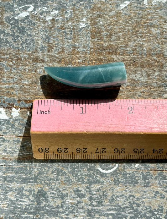 Gorgeous Guatemalan Jade Hand Carved Large Polished Bead  *Tucson Gem Show Exclusive*
