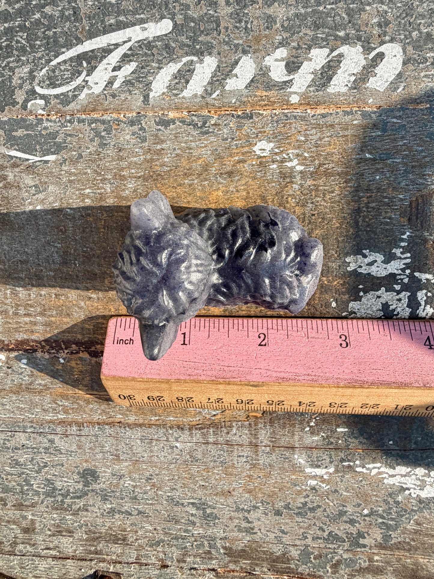 Adorable Blue Aventurine Highland Cow | Opt 7