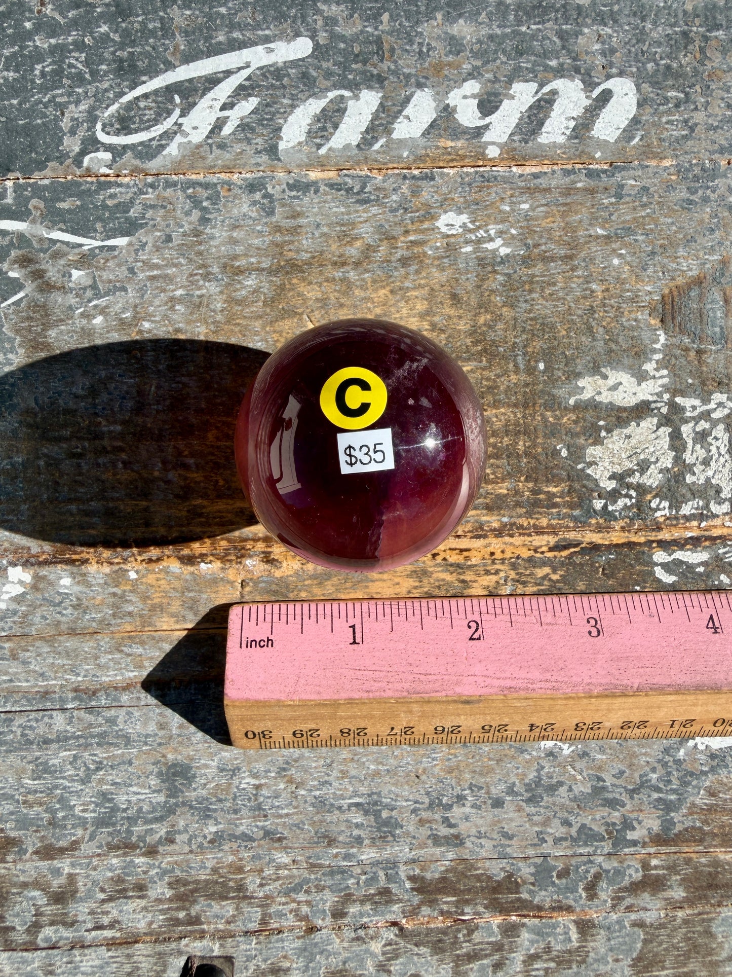 Gorgeous Candy Fluorite Sphere | Opt C