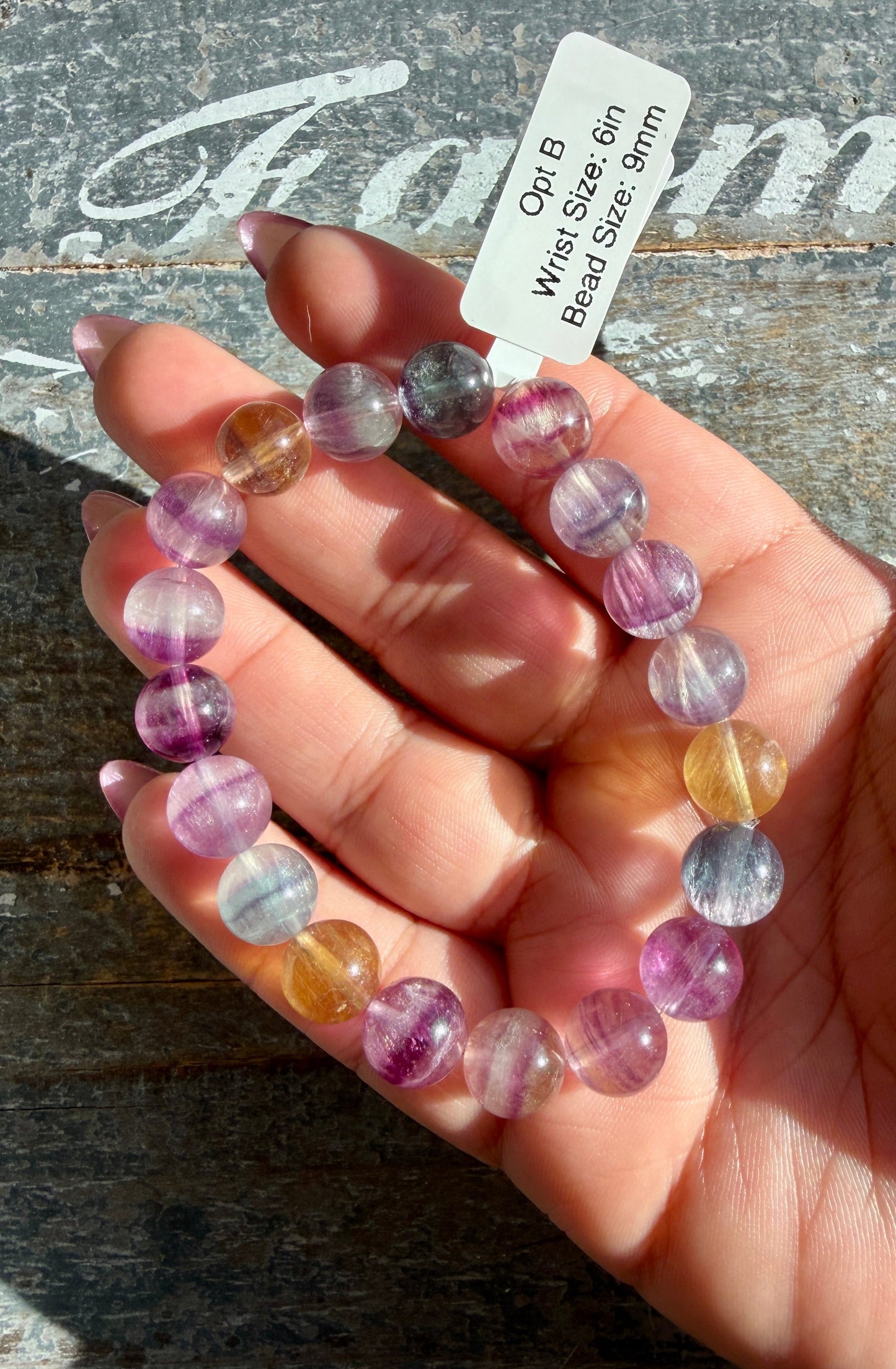 Candy Fluorite Bracelet Opt B