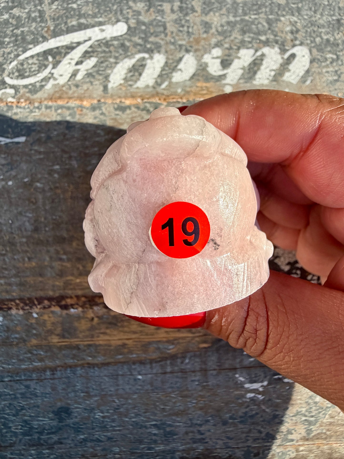 Gorgeous Pastel Pink Opal Money Toad | Opt 19