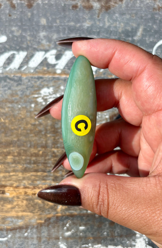 Gorgeous Green Gobi Agate Goddess Egg *Dyed | Opt C
