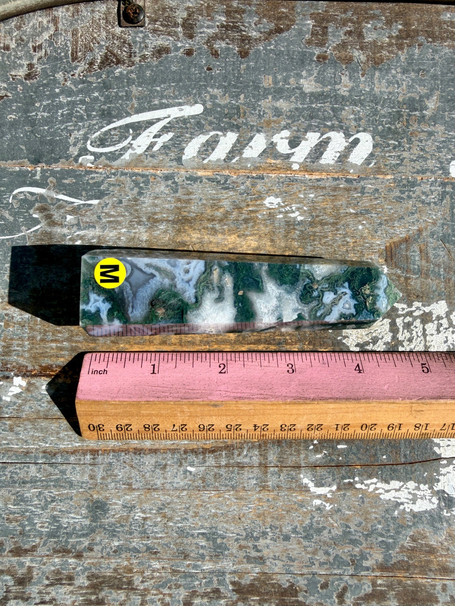 Gorgeous Moss Agate Tower | Opt M