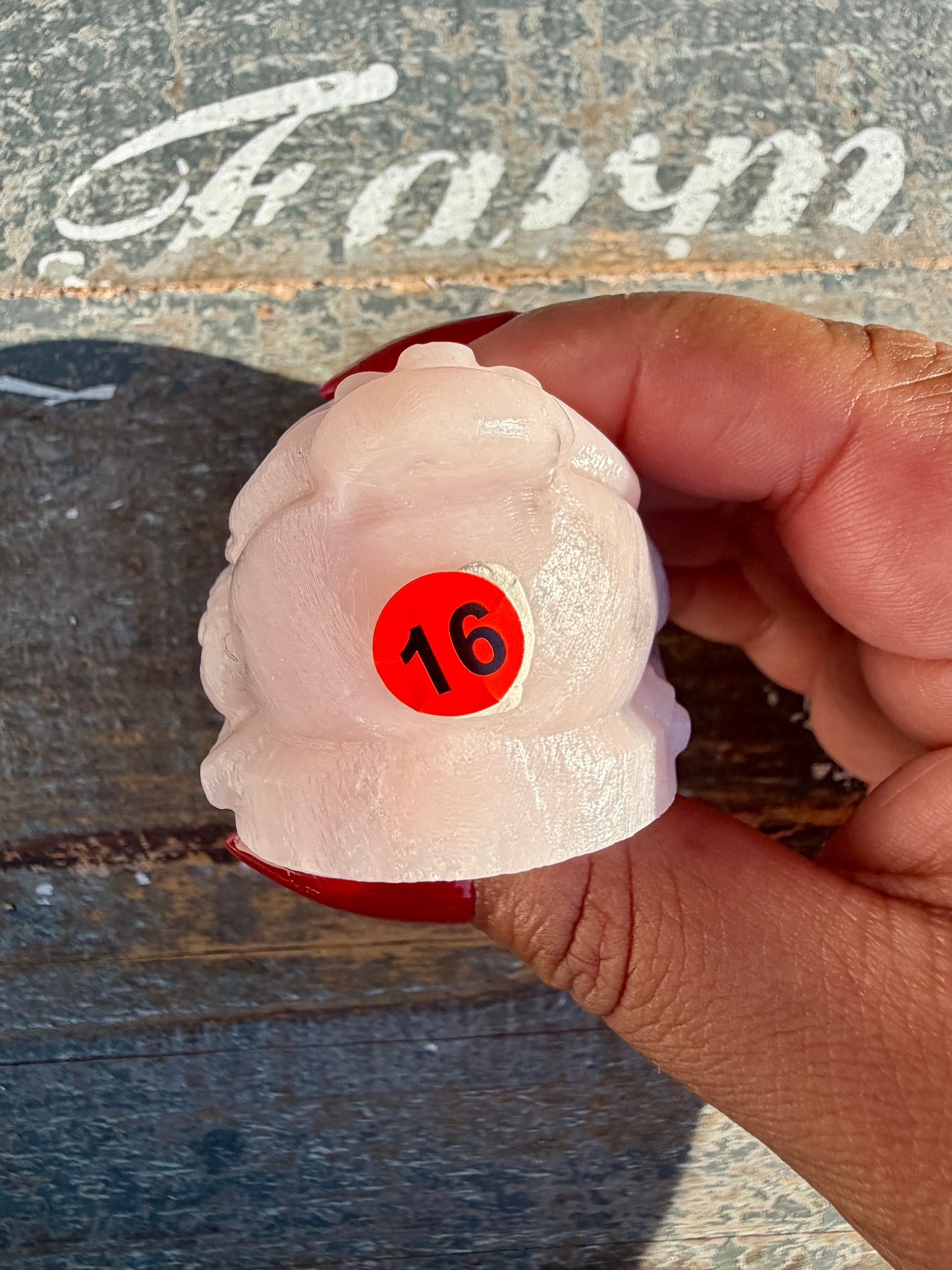 Gorgeous Pastel Pink Opal Money Toad | Opt 16
