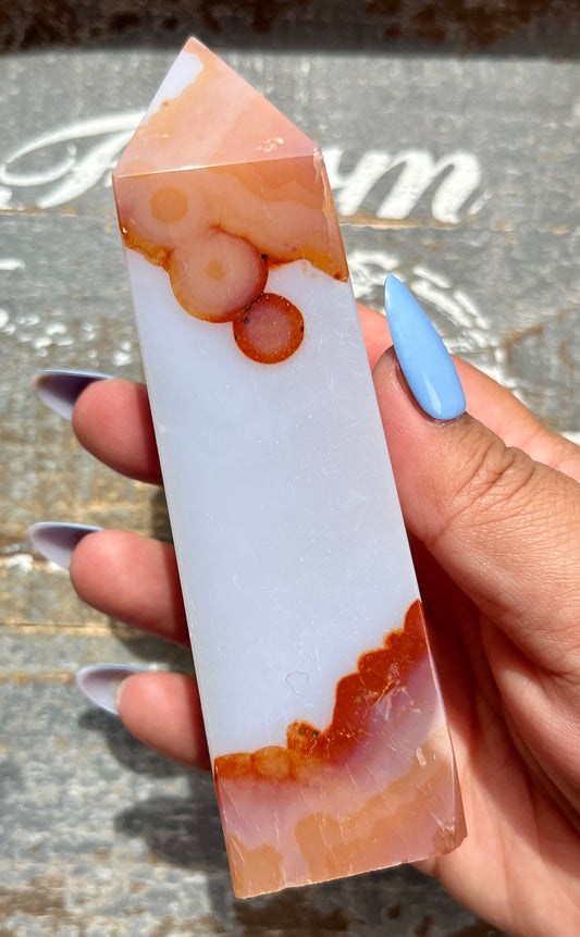 Gorgeous Carnelian High Grade Polished Tower from Brazil | Artisan Collection