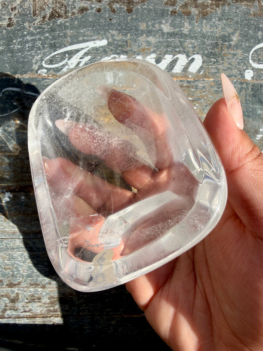 Gorgeous Clear Quartz Bowl | Opt F