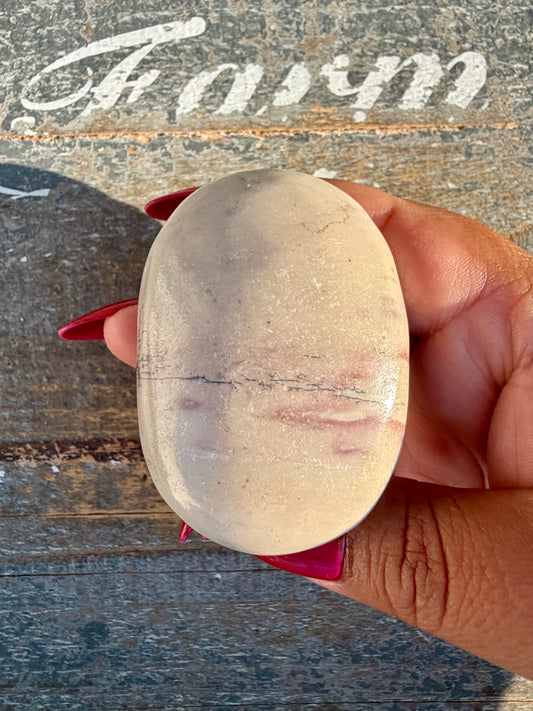 Slightly Imperfect Picture Jasper Palm Stone | Opt 52