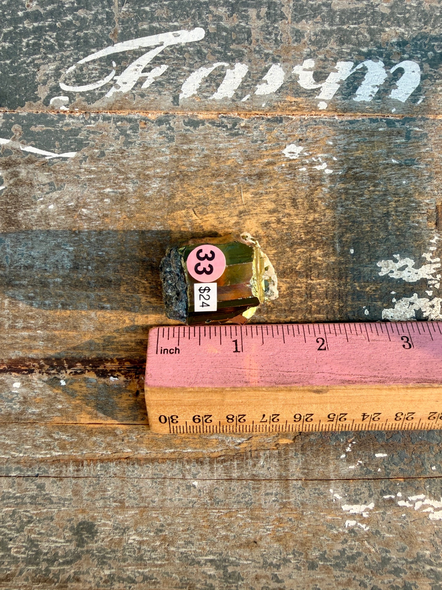 Gorgeous Cubic Pyrite with Natural Rainbow Iridescence from Indonesia | Opt 33
