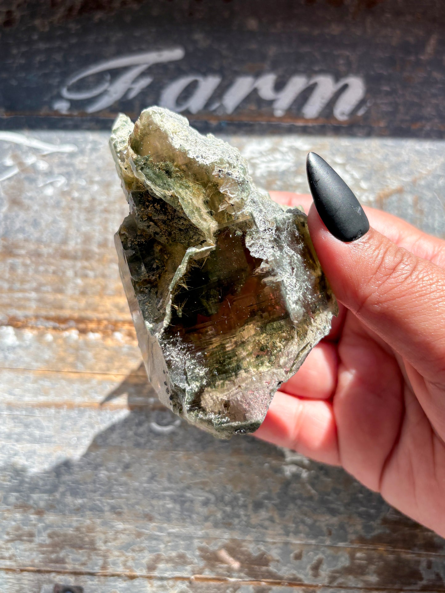 Rare High-Altitude Himalayan Quartz with Chlorite Inclusions – Collector’s Piece from India