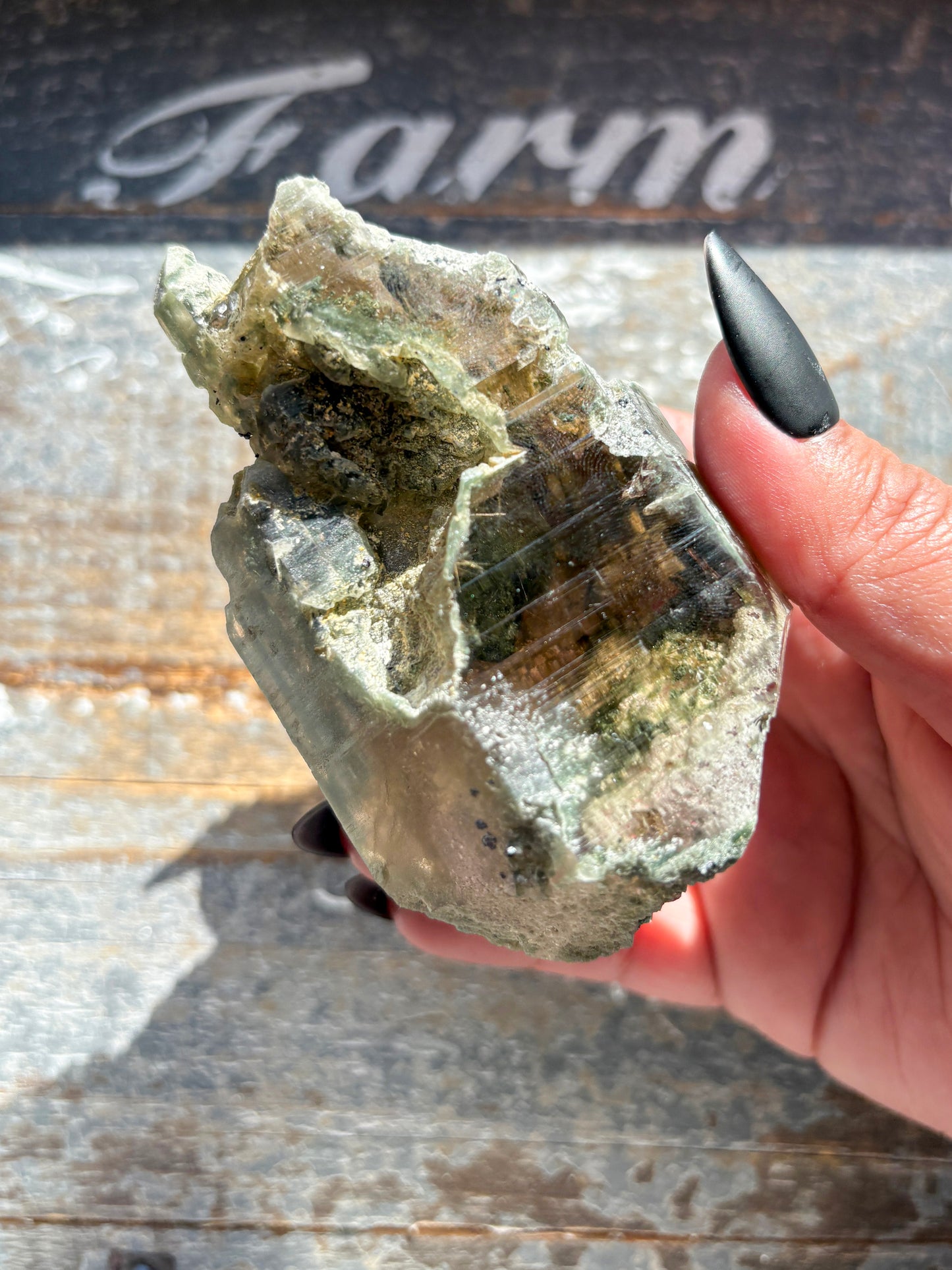 Rare High-Altitude Himalayan Quartz with Chlorite Inclusions – Collector’s Piece from India
