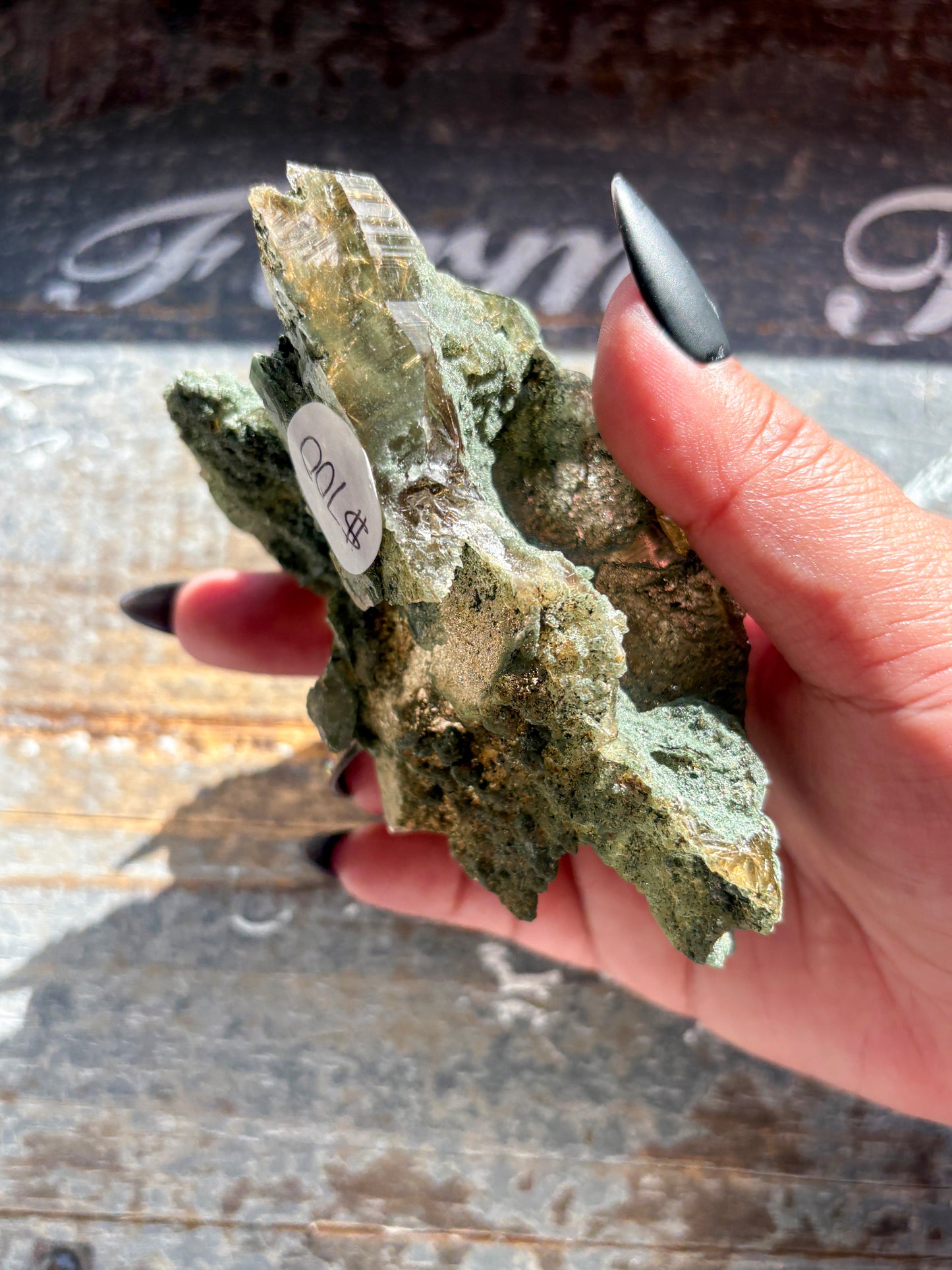 Rare High-Altitude Himalayan Quartz with Chlorite Inclusions – Collector’s Piece from India