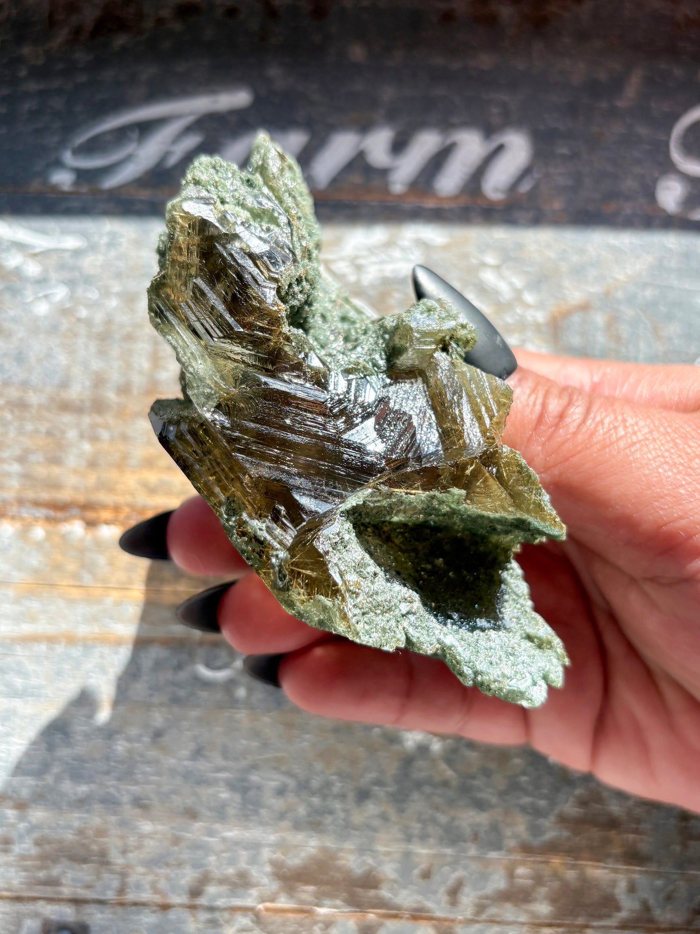 Rare High-Altitude Himalayan Quartz with Chlorite Inclusions – Collector’s Piece from India