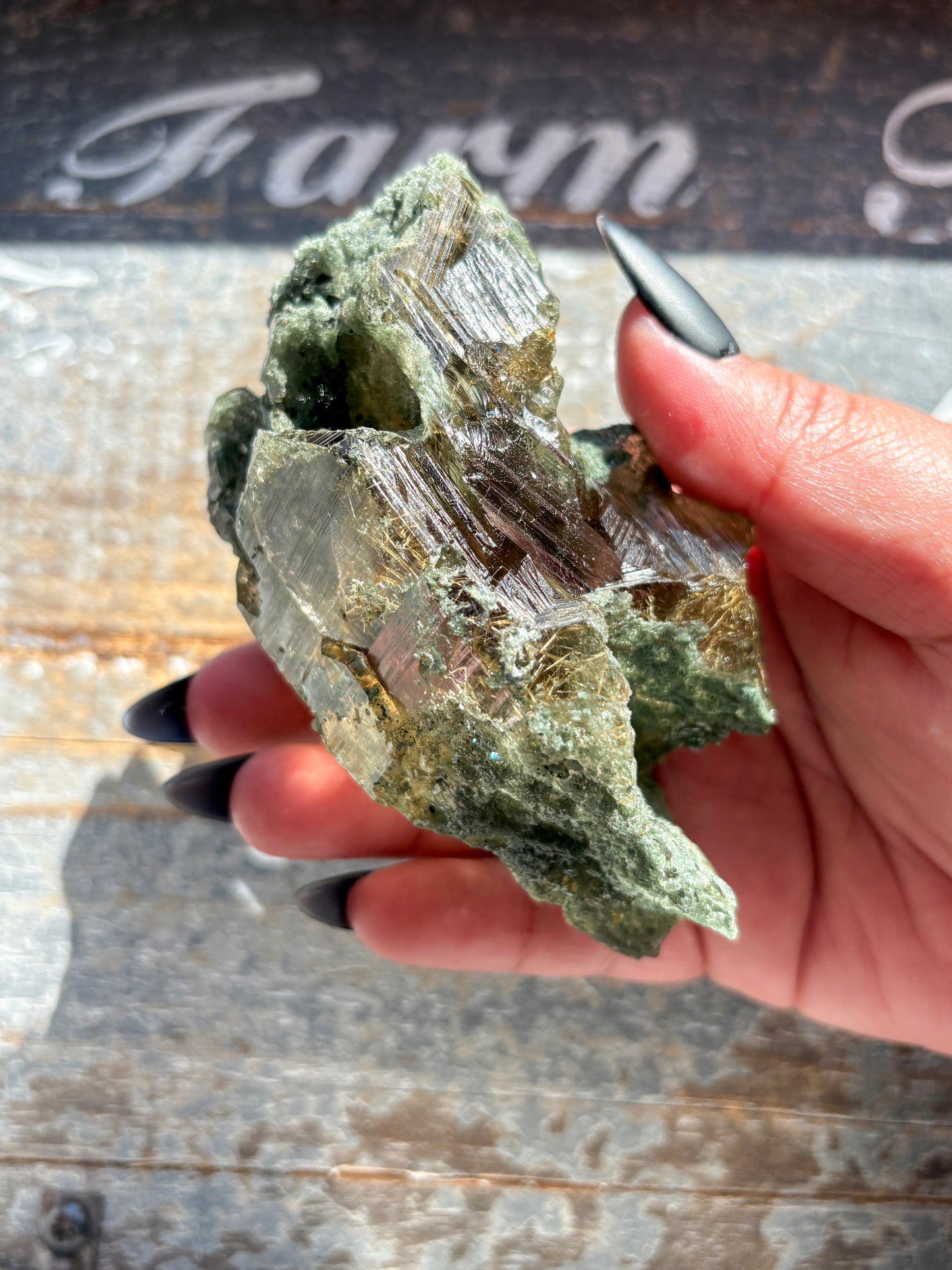Rare High-Altitude Himalayan Quartz with Chlorite Inclusions – Collector’s Piece from India