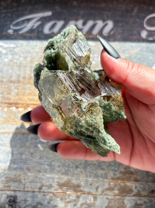 Rare High-Altitude Himalayan Quartz with Chlorite Inclusions – Collector’s Piece from India