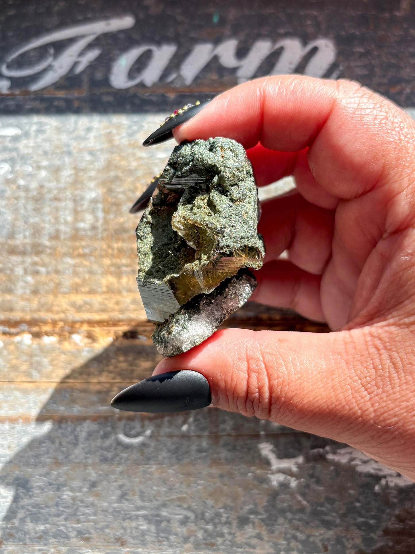 Rare High-Altitude Himalayan Quartz with Chlorite Inclusions – Collector’s Piece from India