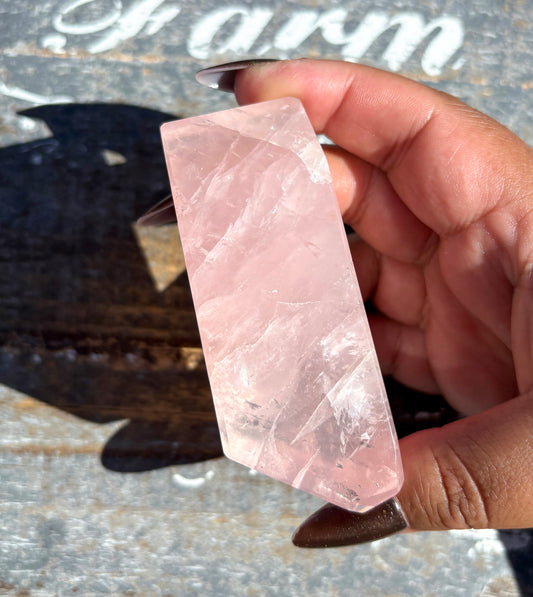 Gorgeous AAA Rose Quartz Freeform from Brazil | Opt A