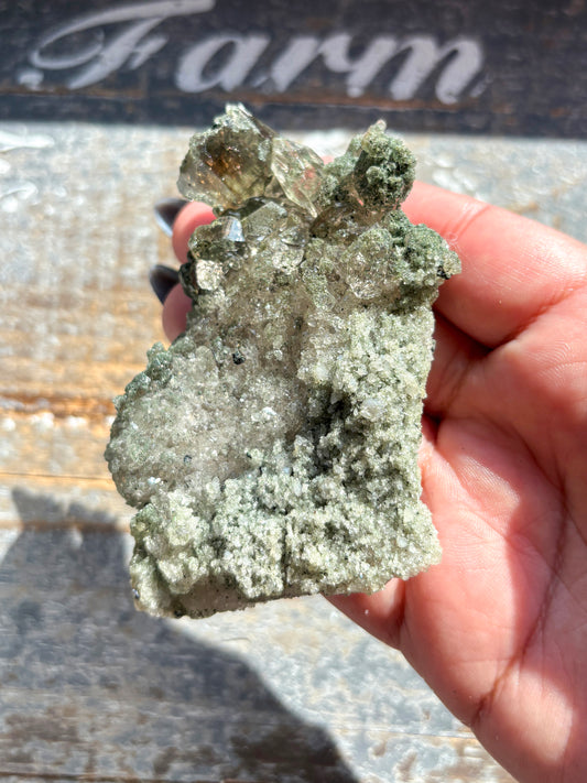 Rare High-Altitude Himalayan Quartz with Chlorite Inclusions – Collector’s Piece from India