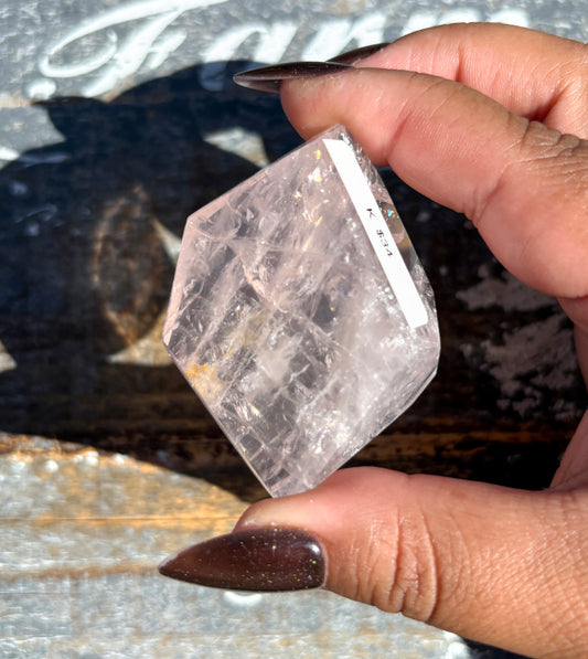 Gorgeous AAA Rose Quartz Freeform from Brazil | Opt K