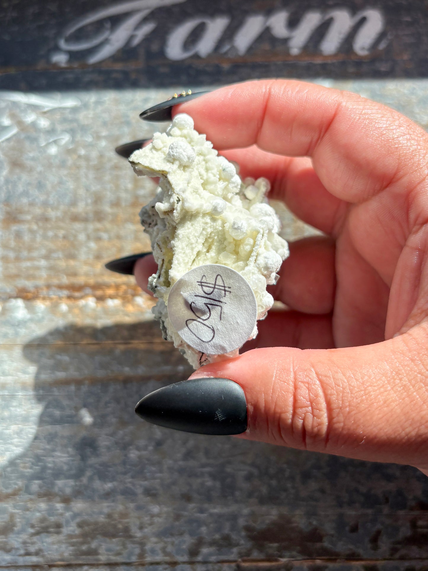 Rare White Botryoidal Gyrolite with Gemmy Green Apophyllite – Stunning Combo Mineral from India