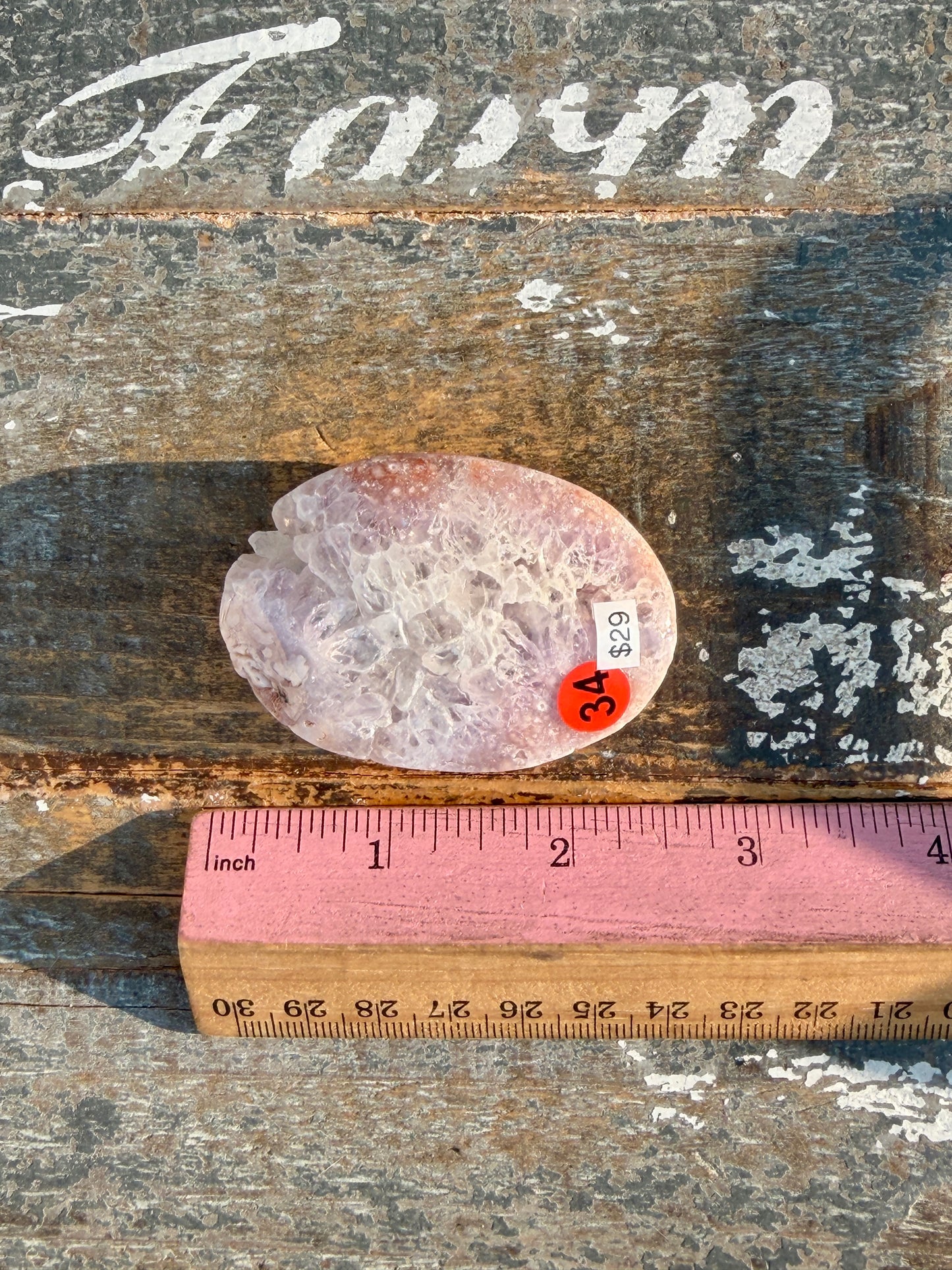 Gorgeous Flower Agate Palm Stone | Opt 34